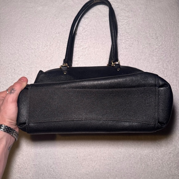 Coach Black Leather Mini Brooke Carryall Satchel - Picture 5 of 7